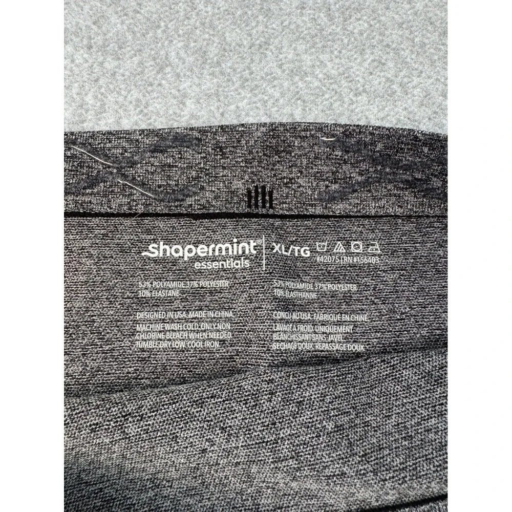Shapermint Essentials High Waisted Shaping Leggings Gray Heather XL 42075